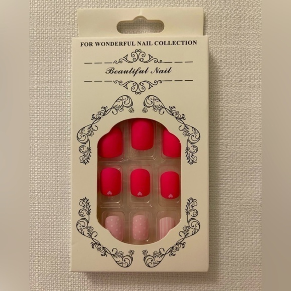 🌸 Hot Pink Press On Nails 💅